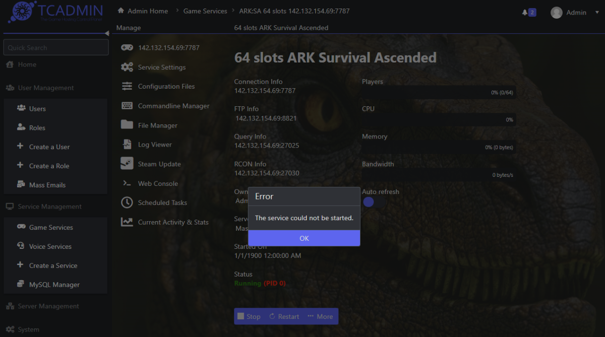 Advanced ARK RCON Tool - BattleMetrics.com - PC Server Administration - ARK  - Official Community Forums